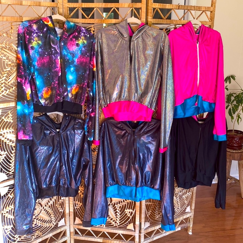 1/6 Different Kimberly Jackets by Coquetry Clothing L/XL Holographic $135 Each